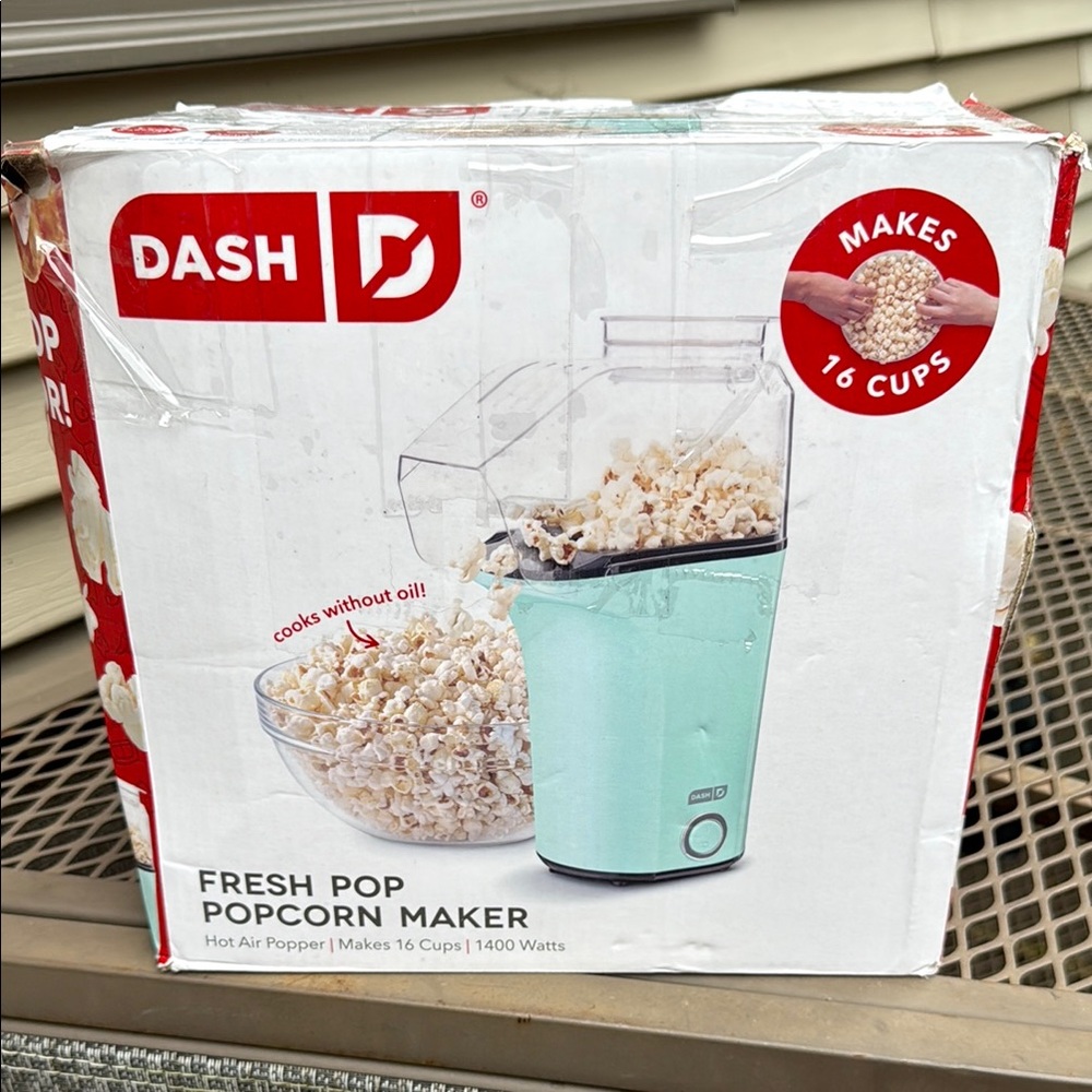 Ash Fresh Pop Popcorn Maker - Aqua